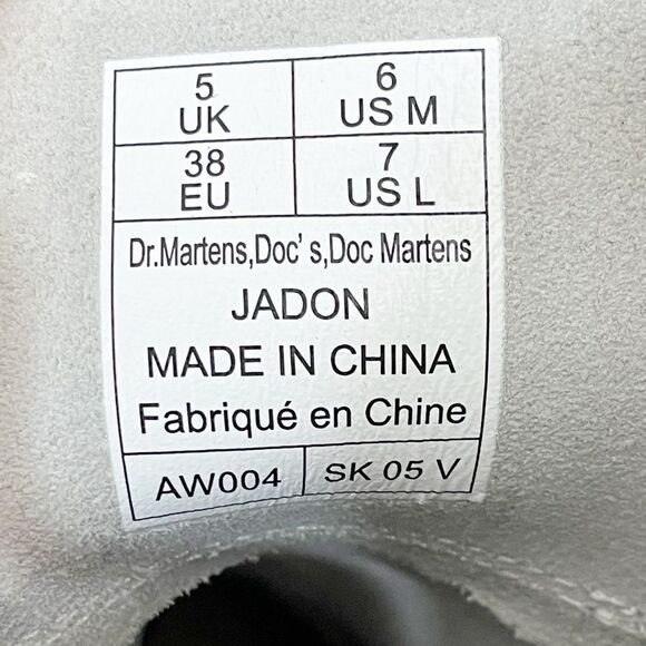 Doc Martens Jadon Boots Platform White. 7 - Picture 13 of 17